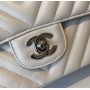 Chanel Classic Chevron Medium Double Flap Bag