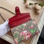Gucci GG Supreme Blooms Mini Dionysus Wallet On Chain