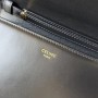 Celine Shoulder Bag Claude in Shiny Calfskin Black