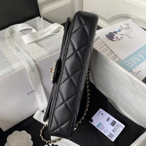 Chanel AS3791 Flap Bag Lambskin Black