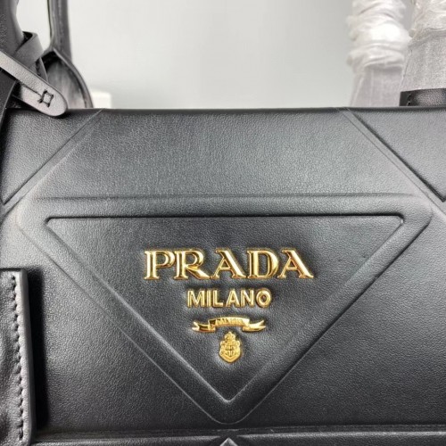 Prada Symbole Bag Large Leather with Topstitching