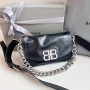 Balenciaga Women's BB Soft Small Flap Bag in Black