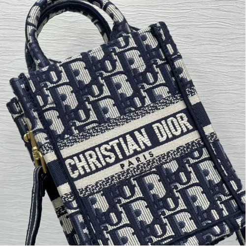  Dior Mini Vertical Dior Book Tote with Strap