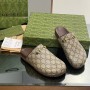 Gucci Women's GG Supreme Horsebit slipper