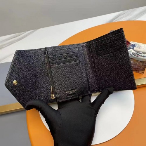 Saint Laurent Leather Quilted Wallet