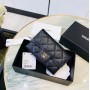 *Superior* Chanel Caviar Quilted Flap Card Holder Wallet