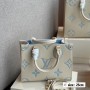 Louis Vuitton OnTheGo PM Latte/Candy Blue