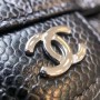*Superior* Chanel Caviar Quilted Flap Card Holder Wallet