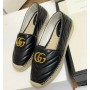 Gucci Leather espadrille with Double G
