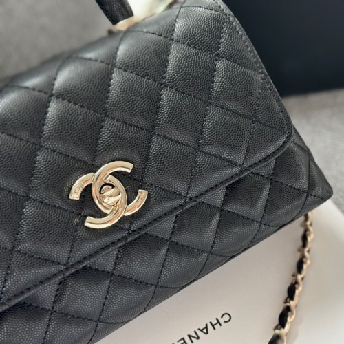 Chanel Caviar Quilted Mini Coco Handle Flap
