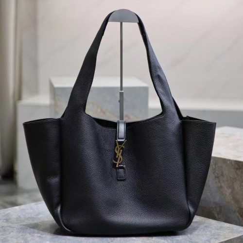 Saint Laurent Bea Tote in grained leather