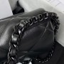 *Superior* Chanel 19 Handbag Black-Tone Buckle