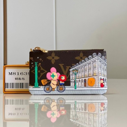 Louis Vuitton Vivienne Holiday Paris Key Pouch