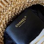*Superior* Chanel 22 Mini Golden Metallic Calfskin Macrame